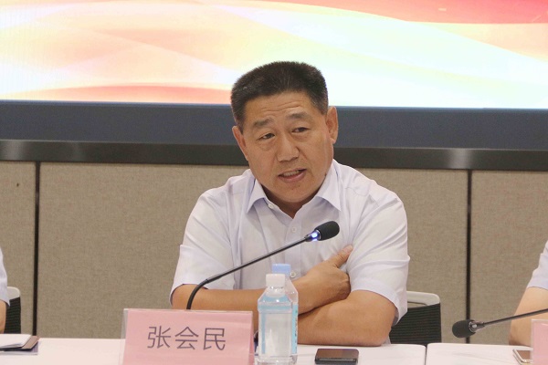 河南米兰milan(中国)米兰体育党委书记张会民发表讲话.jpg 河南米兰milan(中国)米兰体育党委书记张会民发表讲话.jpg